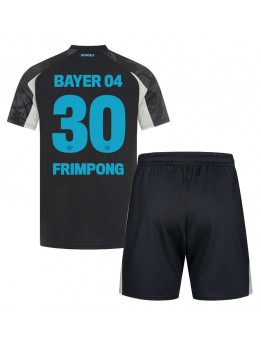 Bayer Leverkusen Jeremie Frimpong #30 Replika Tredje Kläder Barn 2024-25 Kortärmad (+ byxor)